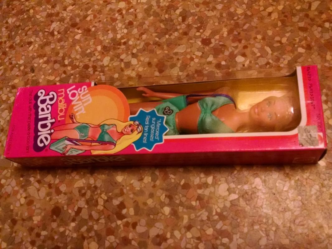 Mattel Sun Lovin' Malibu Barbie Doll Childs Collectible Toy 1978 Original Factory Box
