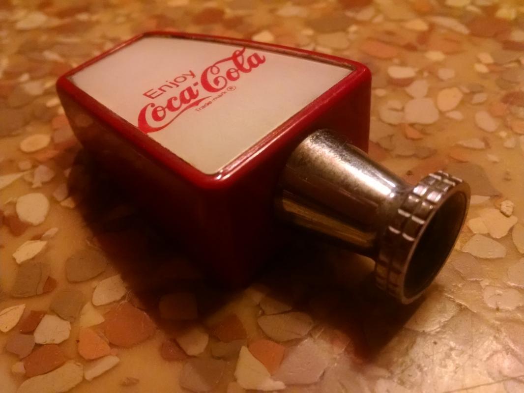 coke coca cola fountain tap handle 1970's soda pop soft drink collectible tool dispenser machine part