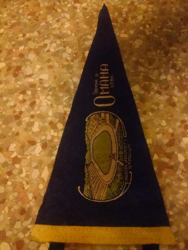 Omaha Nebraska Creighton University Athletic Stadium Souvenir Pennant College Dorm Room Banner Wall Decoration