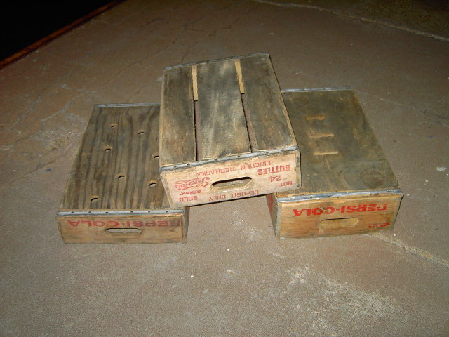 PEPSI COLA CRATE WOODEN SODA POP CARRY CASE BOX LINCOLN NEBRASKA TEMPLE DALLAS TEXAS GACO TUFBILT