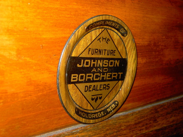 JOHNSON BORCHERT HOLDREGE NEBRASKA TIP TRAY COASTER
