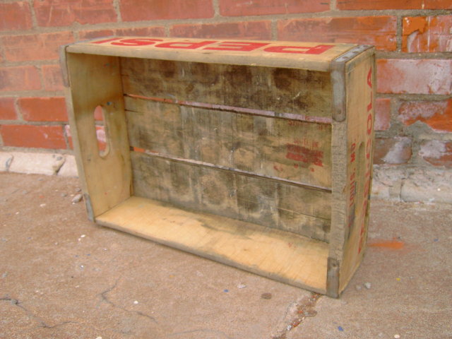 PEPSI COLA CRATE POP TOTE ST LOUIS MISSOURI WOODEN BOX CASE