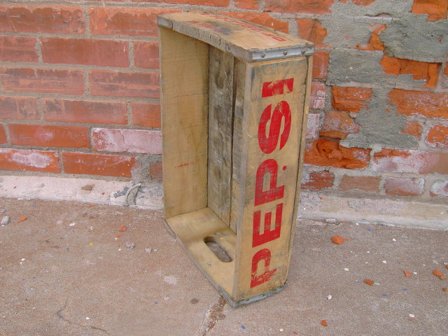 PEPSI COLA CRATE POP TOTE ST LOUIS MISSOURI WOODEN BOX CASE