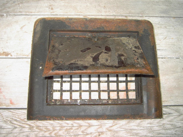 HEATER FURNACE REGISTER DOOR GRATE AIR VENTILATION HOLE COVER SHAFT FIXTURE