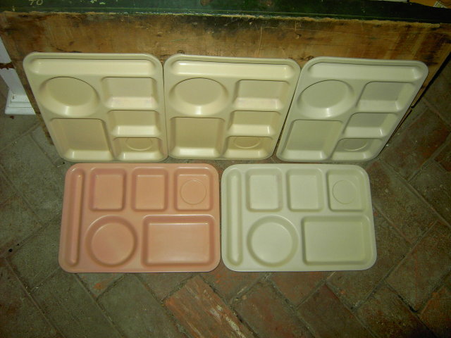 MELMAC SCHOOL CAFETERIA LUNCHROOM DINER TRAY ARROWHEAD CLEVELAND OHIO KING LINE NEMIR WASHINGTON DC