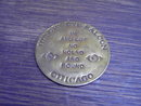 HUNGRY EYE SALOON BRASS TOKEN CHICAGO ILLINOIS