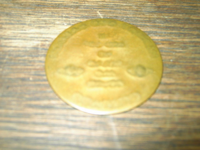 HUNGRY EYE SALOON BRASS TOKEN CHICAGO ILLINOIS