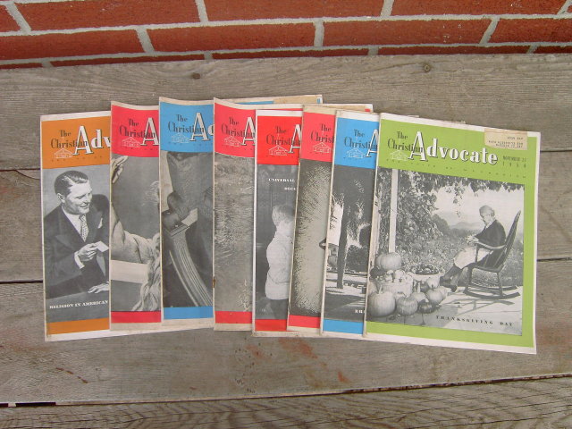 METHODISM CHRISTIAN ADVOCATE MAGAZINE 1950 DEVOTIONAL LITERATURE BIBLE STUDY PUBLICATIONS