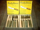 PARTY KNIVES HORS D'OUEVRES UTENSIL STAINLESS STEEL JAPAN ORIGINAL BOXES