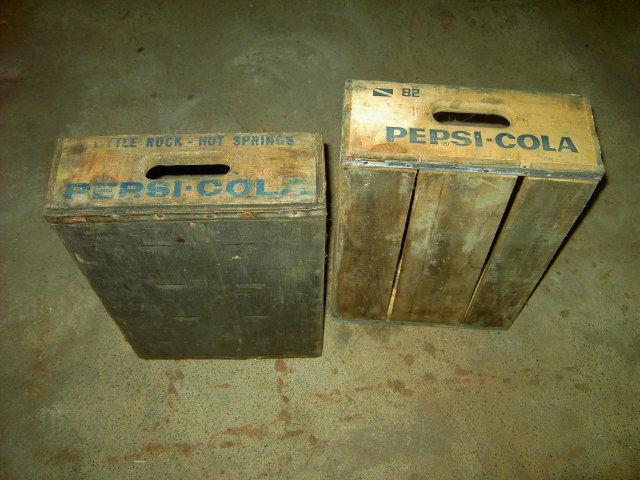 HOT SPRINGS LITTLE ROCK ARKANSAS PEPSI COLA CRATE POP BOTTLE TOTE BOX