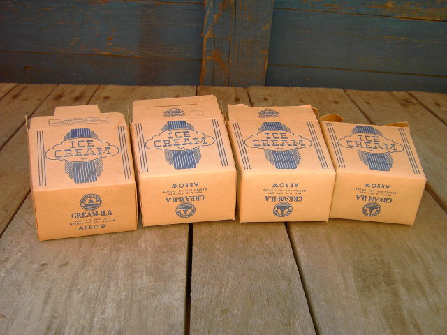 ICE CREAM BOX MENASHA WISCONSIN HALF PINT MASSACHUSETTS NEW YORK CITY ALABAMA PENNSYLVANIA APPROVED