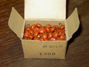 CLOTHING BUTTONS BURNT ORANGE BROWN COLOR ORIGINAL STORE BOX NEW CONDITION