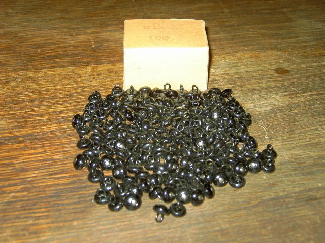 CLOTHING APPAREL BUTTONS BLACK COLOR ORIGINAL STORE BOX NEW CONDITION
