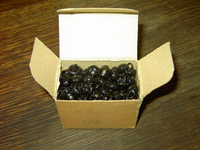 CLOTHING APPAREL BUTTONS BLACK COLOR ORIGINAL STORE BOX NEW CONDITION