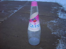 QUEST RASPBERRY SODA BEVERAGE INFLATABLE DISPLAY BOTTLE