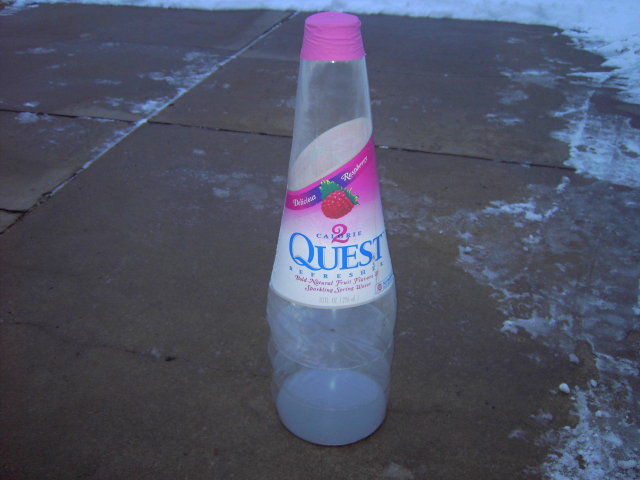 QUEST RASPBERRY SODA BEVERAGE INFLATABLE DISPLAY BOTTLE
