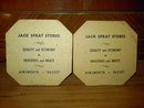 JACK SPRAT STORES DUTCH GIRL BOY HOTPAD TRIVET AINSWORTH BASSETT NEBRASKA ADVERTISING NEWTON IOWA VERNON COMPANY