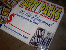 OLD STYLE BEER POSTER LIQUOR STORE ADVERTISING BANNERS