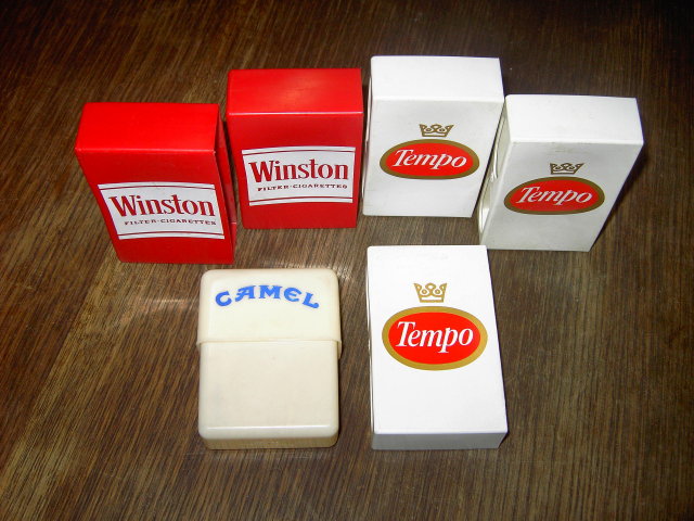 WINSTON TEMPO CAMEL CIGARETTE BOX COVER SLEEVE
