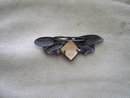 CAPTAIN MIDNIGHT SKELLY FLIGHT PATROL PIN AIRPLANE PROPELLER COPPER DECORATION