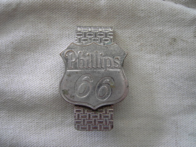 PHILLIPS 66 MONEY CLIP PETROLEUM GASOLINE OIL COLLECTIBLE