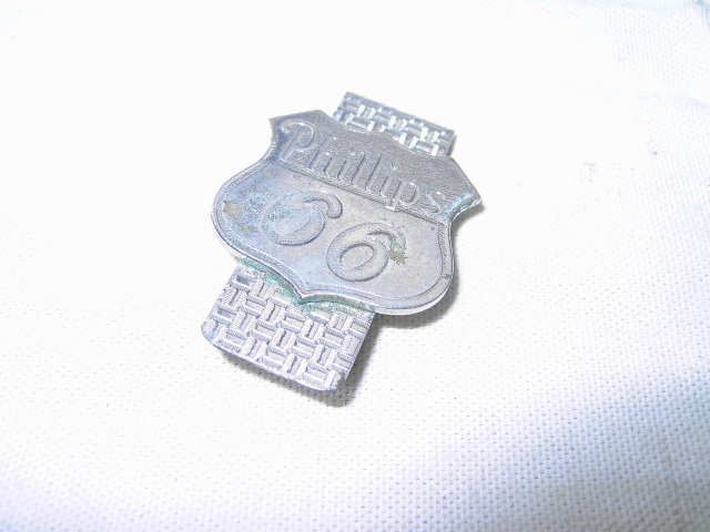 PHILLIPS 66 MONEY CLIP PETROLEUM GASOLINE OIL COLLECTIBLE
