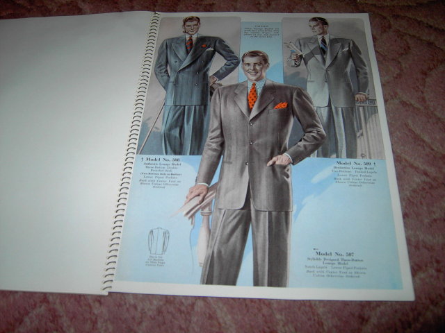 MENS FASHION CATALOG HARRIS WOOLEN COMPANY ST PAUL MINNESOTA 1942 KRAFFT PHILLIPS PHILADELPHIA PENNSYLVANIA