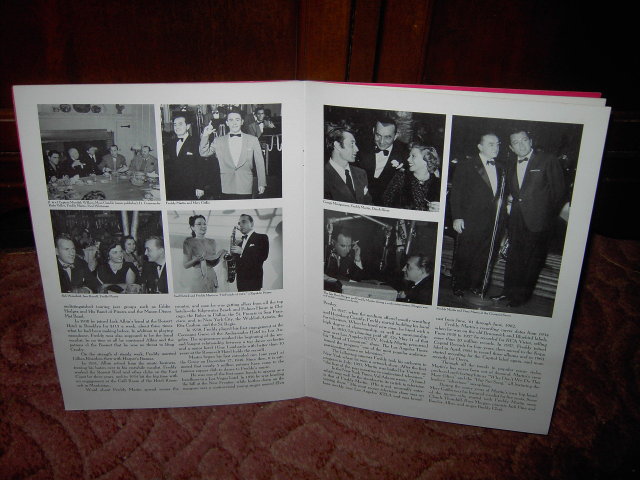 BIG BAND CAVALCADE FESTIVAL PROGRAM BOB CROSBY FREDDY MARTIN RED NORVO HELEN FORREST COLUMBIA NEW YORK 1974 DUNETZ LOVETT