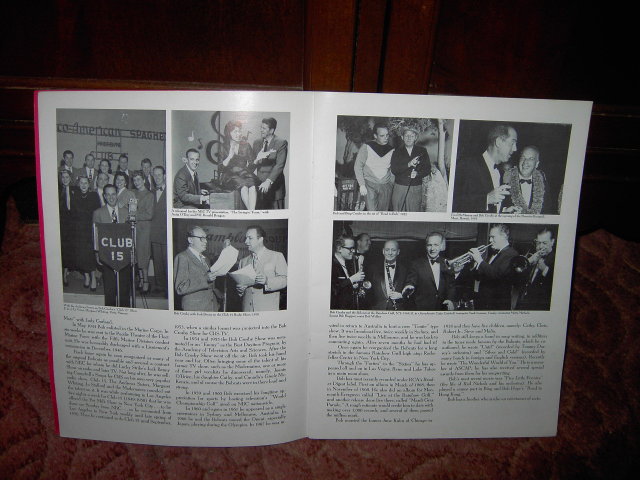 BIG BAND CAVALCADE FESTIVAL PROGRAM BOB CROSBY FREDDY MARTIN RED NORVO HELEN FORREST COLUMBIA NEW YORK 1974 DUNETZ LOVETT