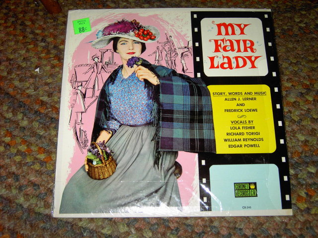 MY FAIR LADY BROADWAY MUSICAL RECORD ALBUM ROXY THEATER ORCHESTRA 1962 CORONET