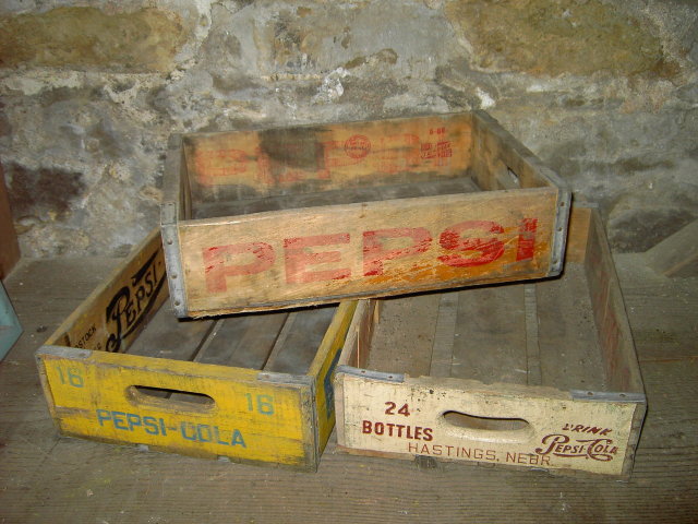 PEPSI COLA PLANT TOTE SODA POP CRATE CASE OTTAWA KANSAS HASTINGS NEBRASKA JAYHAWK BEVERAGES WOODSTOCK SOUTH CAROLINA