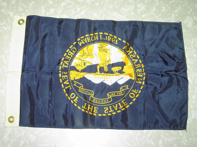 NEBRASKA STATEHOOD FLAG SCHOOL TEACHER ROOM DESK DECORATION