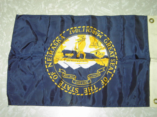 NEBRASKA STATEHOOD FLAG SCHOOL TEACHER ROOM DESK DECORATION