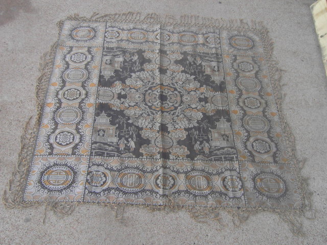 ORIENTAL THROW SHAWL BLANKET TAPESTRY