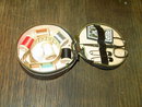 AUSTRIA GERMANY TRAVEL SEWING KIT WOODEN THREAD SPOOLS SCISSORS NEEDLE BOOK MEASURE SAFETY PINS PLASTIC THIMBLE