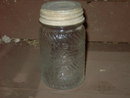 JUMBO ELEPHANT BRAND PEANUT BUTTER JAR GLASS CANNISTER