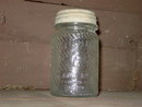JUMBO ELEPHANT BRAND PEANUT BUTTER JAR GLASS CANNISTER