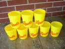 STROHS GRAFFI CUP KEG TUMBLER PLASTIC GLASS SHAWNEE MISSION KANSAS