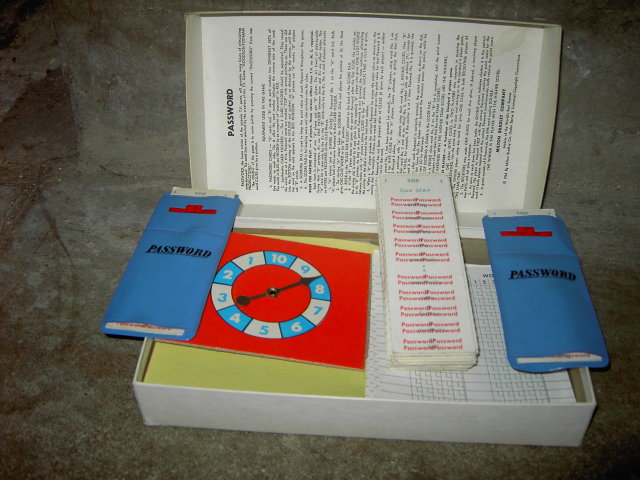 PASSWORD MILTON BRADLEY GOODSON TODMAN PASTIME ACTIVITY GAME