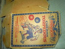 CHERRY TORPEDOE FIRECRACKER BOX PIECE CARDBOARD AD HAVRE DE GRACE MARYLAND COMMERICIAL NOVELTY
