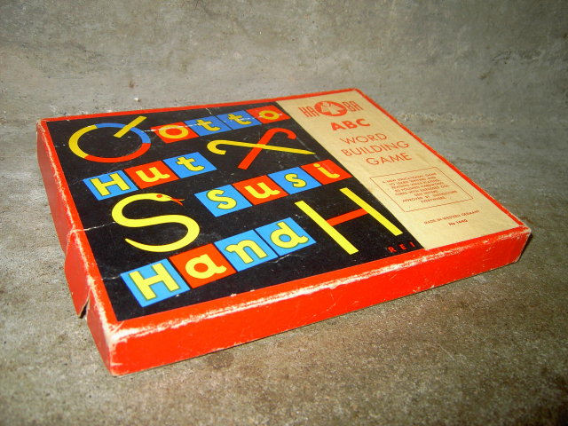 HABA WEST GERMANY WORD BUILDING GAME EDUCATIONAL PASTIME ACTIVITY