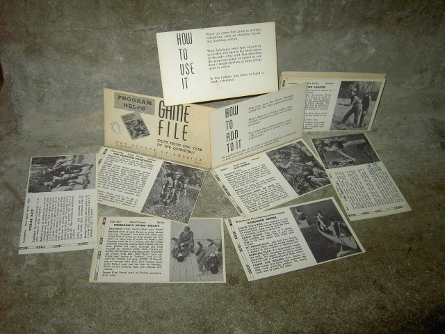 BOY SCOUT GAME FILE PROJECT TROOP ACTIVITY CARDS