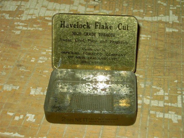 HAVELOCK DARK FLAKE CUT FRAGRANT TOBACCO TIN CAN WELLINGTON NEW ZEALAND IMPERIAL COMPANY