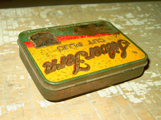 SILVER FERN CUT PLUG CIGARETTE TOBACCO TIN CAN WELLINGTON NEW ZEALAND DOMINION COMPANY