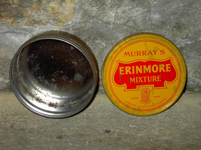 MURRAYS ERINMORE TOBACCO MIXTURE TIN CAN AUCKLAND NEW ZEALAND