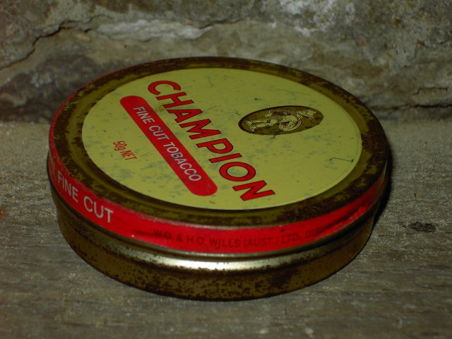 AUSTRALIAN CHAMPION TOBACCO TIN CAN WILLS COMPANY AUSTRALIA