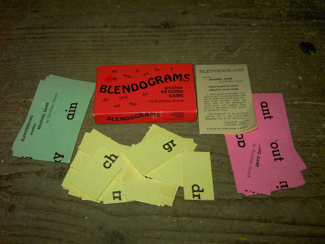 BLENDOGRAM READING WORD GAME DOROTHEA ALCOCK 1963