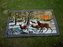 MOUNTAIN ELK WALL DECORATION BED THROW COVER TAPESTY