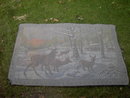 MOUNTAIN ELK WALL DECORATION BED THROW COVER TAPESTY