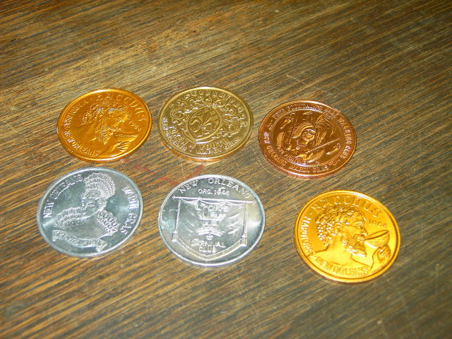 NEW ORLEANS LOUISIANA MARDI GRAS TOKEN COIN 1970